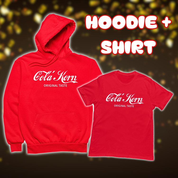 Cola Korn Hoodie+Shirt - Bundle