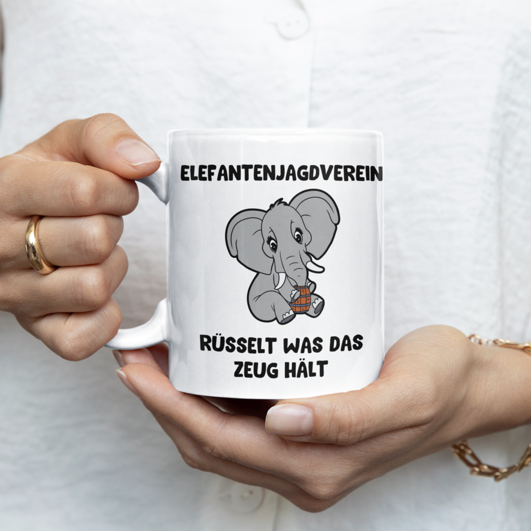 Elefantenjagdverein Rüsselt was das Zeug hält - Becher