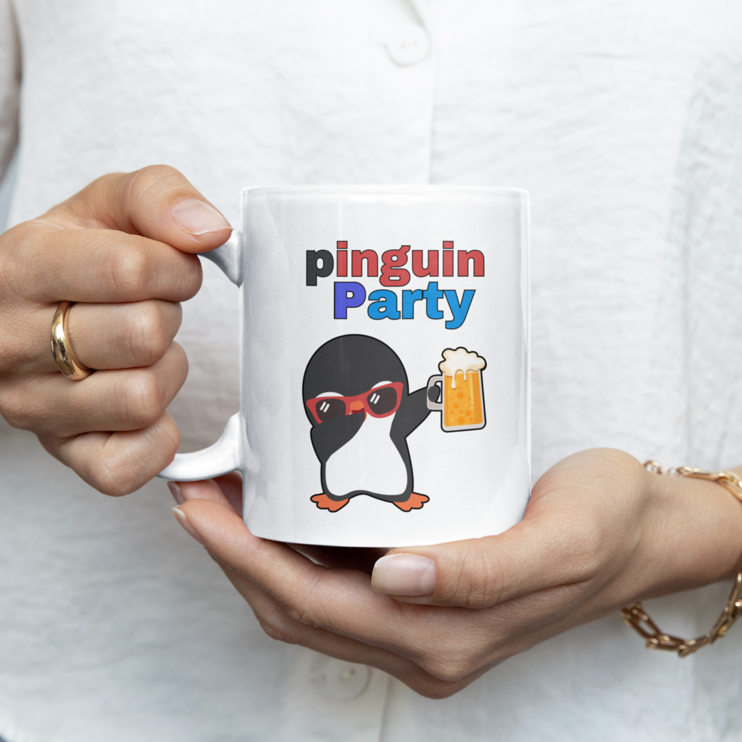 Pinguin Party - Becher